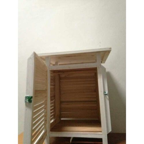 (jiaji)百葉箱氣象站鋼木支架教學(xué)儀器實驗器材文化用品實木高